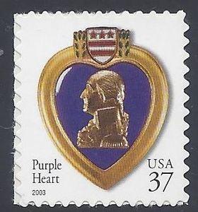 #3784 37c Purple Heart 2003 Mint NH