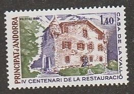 ANDORRA #293 MINT NEVER HINGED COMP;ETE