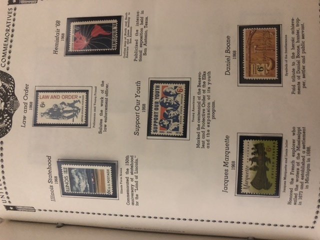 The All American Stamp Album Mint Stamps Very Nice Starts At 1933 Almost Full