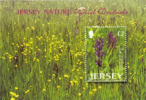 Jersey 2003 Orchids M/Sheet - NHM