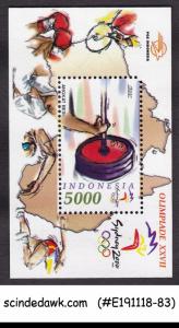 INDONESIA - 2000 27th SUMMER OLYMPIC GAMES SYDNEY - MIN/SHT MNH