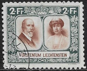 Liechtenstein #107 Used Stamp - Princess Francis and Princess Elsa