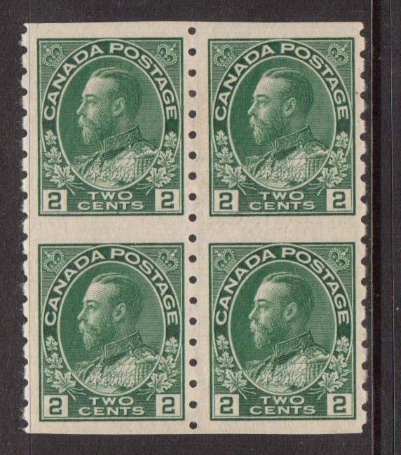 Canada #128ai VF Mint Block **With Certificate**