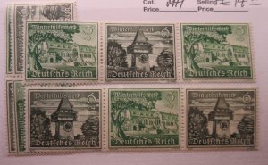 GERMANY Zusammendrucke Michel: W136 W137 W138 W139, MINT HINGED Lot32 Cat €14.90