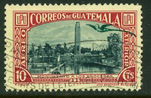 GUATEMALA C116, 10c MONUMENT. USED. (11)