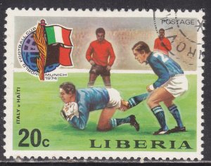 Liberia 681 World Cup Soccer 1974