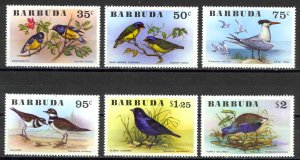 Barbuda Sc# 238-243 MNH 1976 Birds