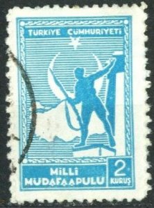TURKEY #RA50, USED - 1941 - TUR088