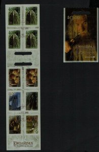 New Zealand: 2001,The Making of the Lord of the Rings,(1st issue)  Booklet, FU