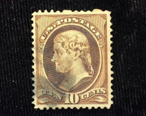 HS&C: Scott #209 Choice stamp with deep rich color. Used XF US Stamp