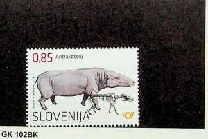 SLOVENIA Sc 1325 NH ISSUE OF 2019 - FOSSILS