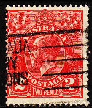 Australia - #116 King George V  (Wmk 228) - Used