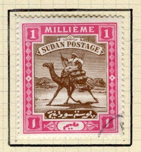 BRITISH E.AFRICA PROTECTORATE; Camel Rider Issue 1898 used 1m. value