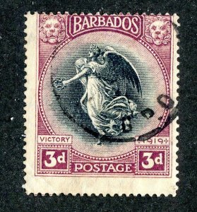 1920 Barbados Sc.# 145 used cv $8 ( 9673 BCXX )