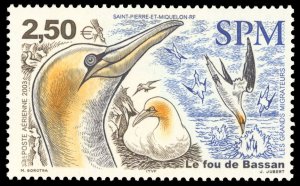 St. Pierre & Miquelon 2001 Scott #C78 Mint Never Hinged