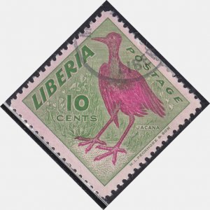 Liberia 345 Jacana 1953