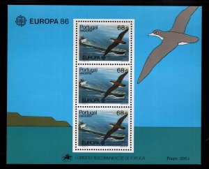 PORTUGAL MADEIRA Scott 86a MNH** 1986 Oil Tanker stamp souvenir sheet