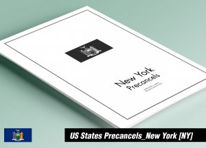 PRINTED NEW YORK [TOWN-TYPE] PRECANCELS STAMP ALBUM PAGES (377 pages)