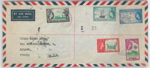 61407 - SOLOMON ISLANDS - POSTAL HISTORY -  COVER  from HONIRRA to ITALY 1962