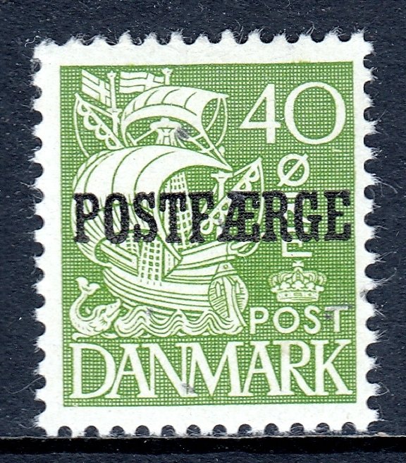 Denmark - Scott #Q23 - MH - Pencil on reverse - SCV $4.50