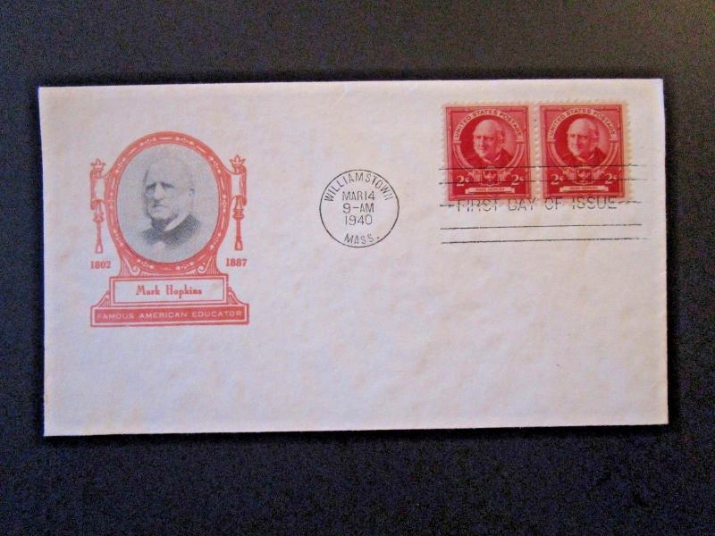 United States SC# 870 FDC / Pair / Unaddressed / Ioor Cachet - Z5211