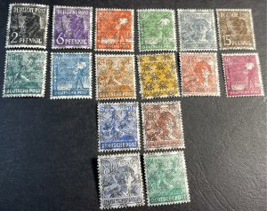 GERMANY # 617-633--MINT/HINGED--COMPLETE SET--1948