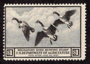 US #RW3 Duck Stamp F/OG ~JM-1798