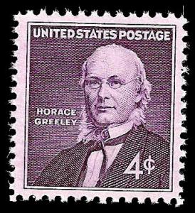 # 1177 MINT NEVER HINGED HORACE GREELEY