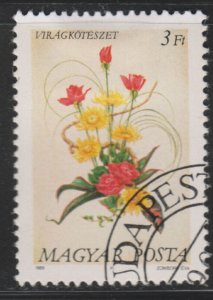 Hungary 3174 Flower Arrangement 1989