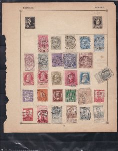 belgium  stamps page ref 18069