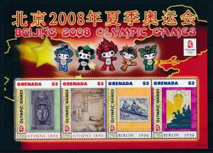 [75472] Grenada 2008 Olympic Games Beijing Berlin Stamps on Stamps Sheet MNH