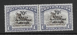 Kenya-Uganda 89  1941  pair  unused