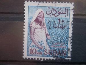 SUDAN, 1962, used 10m, Cotton Scott 147