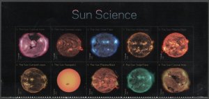 SC#5598-5607 (Forever) Sun Science Header Block of Ten (2021) SA