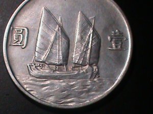 ​CHINA- 1934-DR. SUN YAT SAN- 1 OZ SILVER DOLLAR-UN-CIRCULATED-VF-LAST ONE