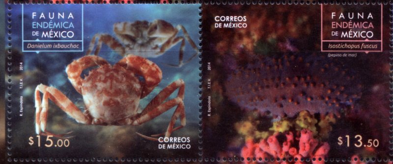 MEXICO 2905a, Marine Life, HORIZONTAL SE-TENANT PAIR. MINT, NH. VF.