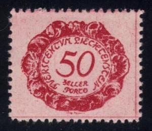 Liechtenstein #J8 Postage Due; Unused