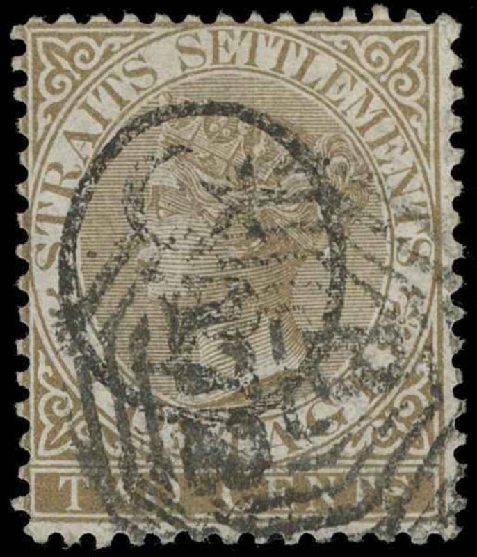 Malaya / Perak Scott 1 Gibbons 1 Used Stamp