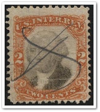 R135 2¢ Third Issue Documentary Stamp (1871-72) Used