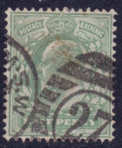 Great Britain, 1904, King Edward VII, 1/2p, sc#143, used