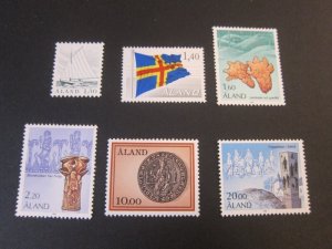 Finland Aland 1984 Sc 6-7,11,15,20,22 MNH