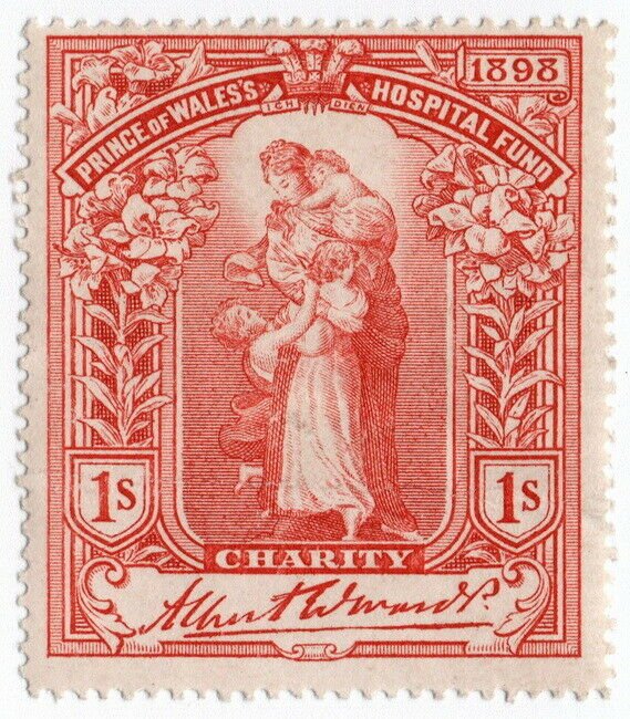 (I.B) Cinderella Collection : Prince of Wales Hospital Fund 1/- (1898)