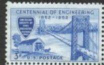 US Stamp #1012 MNH - Engineering Centennial Single
