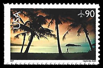 PCBstamps    US C143 90c Hagatna Bay, Guam, MNH, (7)