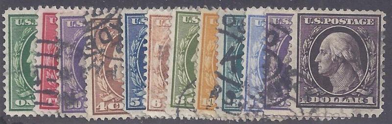 Scott #331-42 Used complete set