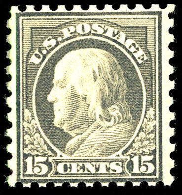 U.S. #437 MINT OG LH DIST. GUM