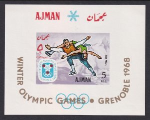 Ajman MI 207 BL 18 Winter Olympics Souvenir Sheet MNH VF