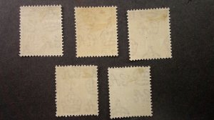 Malta 1926-27 Scott# 132-136 VF-XF OG Light Hinge short set of 5