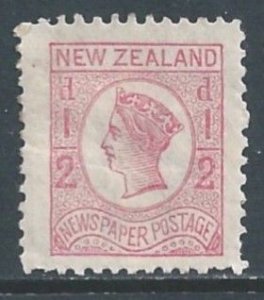 New Zealand #P3 MH Queen Victoria - Wmk. 64 - Perf 11 1/2