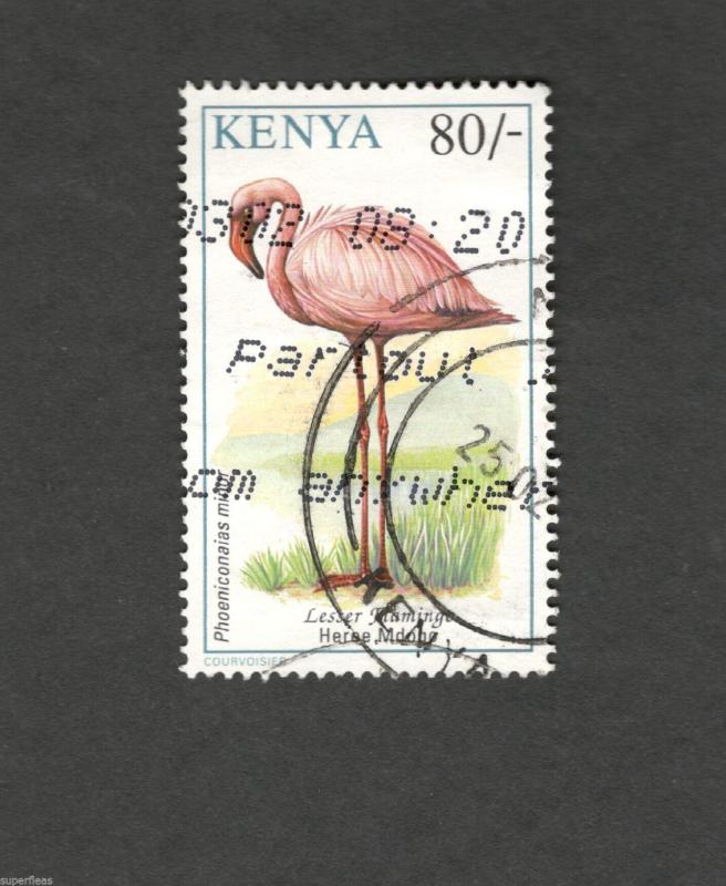 Kenya SCOTT #609 Lesser Flamingo Heroe Mdogo Θ used stamp